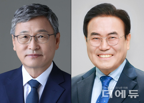 (왼쪽부터)정근식 서울교육감과 서거석 전북교육감.