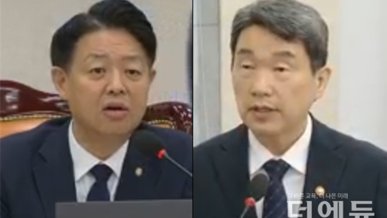 [종합] 이주호·김영호 서로 향해 "유감"...AIDT 교육자료법, 여야 대치 속 국회 교육위 통과
