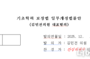 김민전 의원 "기초학력 진단검사 결과, 보호자에게 통지하라"...기초학력보장법 개정안 대표 발의
