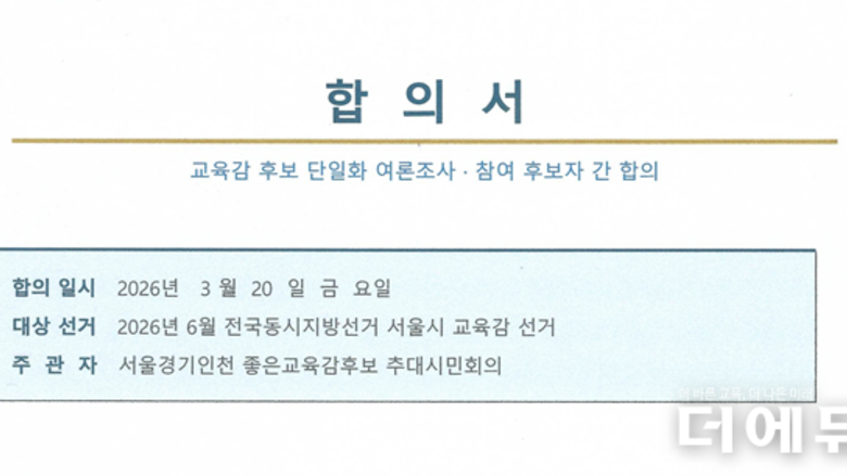 [교육감선거-서울] 보수 후보 단일화, 여론조사 방식 논란...류수노 "유무선 혼합" Vs. 시민회의 "권고일 뿐"