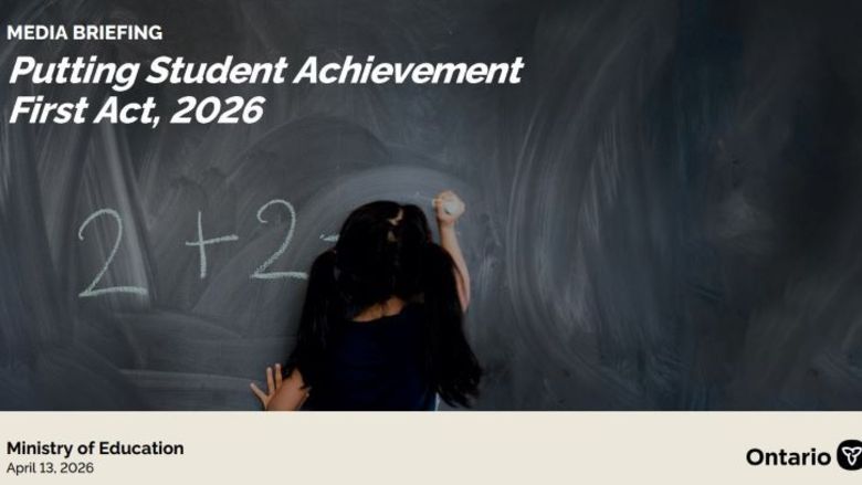 캐나다 온타리오주, ‘학업성취 우선’ 법안 발의
